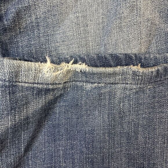 Silver Zac Jeans Relaxed Fit Straight Mens Thick Stitch Jeans Size 33 (34X30) - Picture 14 of 14